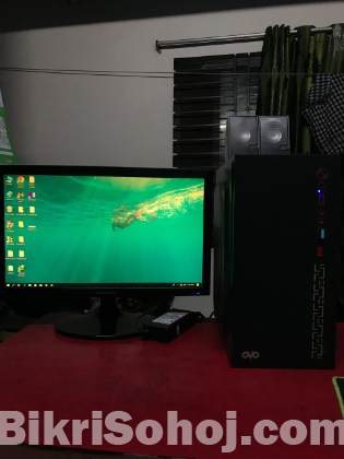 PC+Monitor, Corei5 2nd Gen, 16 GB RAM, 128 GB SSD